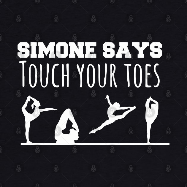 Simone Biles - Simone Says Touch Your Toes by johnoconnorart